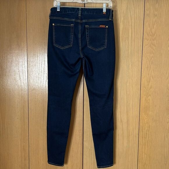 7 For All Mankind Skinny Jeans Sz 29 - Picture 2 of 10